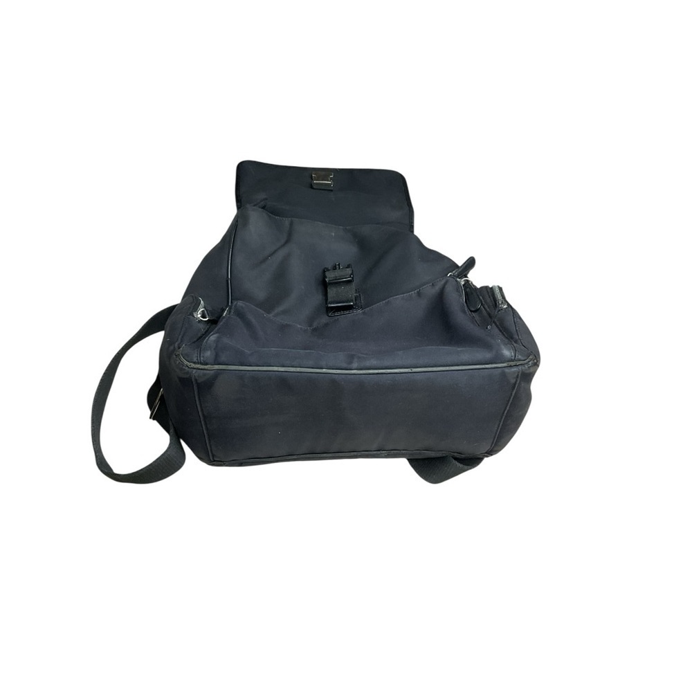Coach Black Nylon Backpack Leather Trim Vintage - Picture 6 of 11